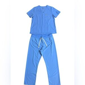 Figs SET one pocket scrub top and pants size XL